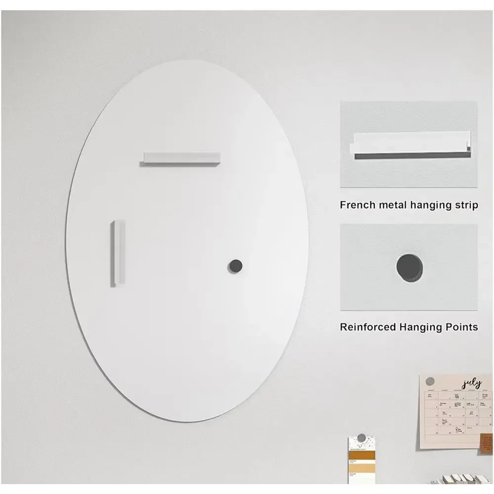 Oval Frameless Bathroom Vanity Mirror – 16